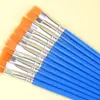 Pincel de Pintura Pincel de Nylon Ponta Plana Ponta Fina Pincel Infantil Tinta Acrílica Caneta de Contorno Colorir