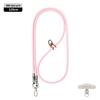 Cordón elegante de 6 mm con hebilla doble para teléfono móvil, para muñeca, corto, funda para teléfono móvil, cordón tejido, cordón para cámara/llaves, antipérdida