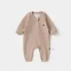 Macacão de Lã e Seda para Casa Outono de Bebê Roupas para Exterior Classe A Roupas Infantis Roupas para Exterior Roupas de Bebê