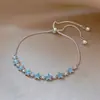 Pulseira de zircônia estrela, estilo fresco de verão, pulseira requintada, luxo leve, sensação de alta qualidade, atacado de joias, design de nicho