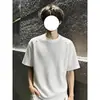 Camiseta Lisa Sencilla Versátil para Hombre, Nuevo Estilo de Verano, Holgada y Cómoda, Top Casual de Manga Corta con Cuello Redondo, Moderno y a la Moda