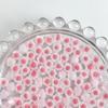 Explosões de tremolo luminosas rosa rosa joias de unha flor de simulação bolsa de material para unhas atacado