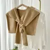 Chal para Mujer, Nueva Camisa Fina de Primavera y Otoño, Chaleco Pequeño, Suéter y Bufanda de Alta Gama
