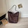 Bolso de mano estampado de leopardo, estilo nuevo, retro y moderno, bolso de hombro para mujer, moderno para otoño/invierno, versátil para el uso diario, bolso tipo cubo