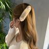 Outono e Inverno Pérola peludo hairpin fêmea cabeça updo cabelo clipe temperamento pelúcia hairpin duckbill clip cocar