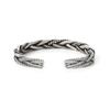 Pulsera antigua de joyería de moda para hombres y mujeres, pulsera ajustable con apertura giratoria, personalizada, vintage, combinable.
