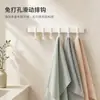 Estante de Ganchos para Cocina, Barra Colgante sin Taladro, Gancho Fuerte Adhesivo para Pared de Baño, Toallero