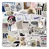 Colección Pegatinas Vintage Estilo Ins de Alta Calidad para Fundas de Teléfono DIY, Papelería, Decoración de Maletas Al por Mayor