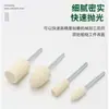 Cabezal de Lijado de Lana Cabezal de Lijado Eléctrico Molde de Rueda de Lana Xide Mango para Pulido de Metal Jade Lijado Mango de 2.35 mm, 3.0