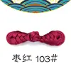 Accesorios de ropa tejidos a mano hebilla de placa de pipa color chino ropa cheongsam Han traje Tang botón de ropa china nueva