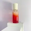Nueva Botella Dispensadora de Vidrio Rojo Degradado Botella para Aceite Esencial 120ml Botella para Loción Elegante Botella para Crema 50g Botella Dispensadora de Crema Facial