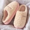 Pantuflas de Algodón Rellenas para Mujer para Otoño e Invierno para Interior del Hogar con Suela Gruesa Antideslizante con Forro Polar y Engrosadas Pantuflas de Algodón para Pareja para Hombre