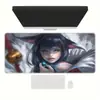 Alfombrilla de Ratón para Videojuegos E-Sports Bidimensional de Personajes de Anime, Alfombrilla Grande de Escritorio para Teclado de Computadora Gruesa y Resistente a las Manchas