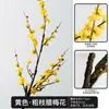 Flor de Ciruelo de Invierno China Nueva Flores de Ciruelo Artificiales Adornos para Mesa de Comedor de Sala de Estar Ramas Flores Secas Flores Falsas Florero Arreglo Floral Decoración Arreglo Floral