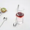 Cuchara de acero inoxidable 1010 cuchara mezcladora de mango largo cuchara para hielo cuchara para café cuchara para niños de mango largo cuchara cuchara cuchara cuchara