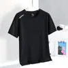 Camiseta de Hielo de Seda Estampada de Verano para Hombre Ropa Deportiva Casual para Correr Fitness de Manga Corta para Hombre Ropa de Exterior de Secado Rápido Admite Estampado