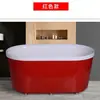 Banheira de Hidromassagem Autoportante Colorida de Acrílico para Adultos, Tamanho Pequeno, Sem Instalação, Dupla Camada Isolada, Moderna