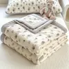 Novo Colchão de Verão 100% Algodão, Colcha de Ar Condicionado, Colcha Fina de Algodão Puro para Verão, Lavável à Máquina, Colcha Fina de Verão para Uma Pessoa