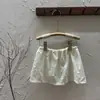 Suéter Infantil KT 2026 Outono/Inverno Top Tricô Coreano para Meninas com Babado para Usar com Jeans, Roupa Infantil da Moda