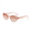 Gafas Xunge 2252 Montura Grande Cubre Rostro Montura Ovalada Carey Gafas de Sol Multicolor Gafas de Sol con Remaches para Mujer Hombre