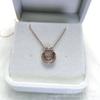 Cadena de clavícula de estilo coreano con diamantes de amor para mujer, estilo "Librito Rojo" de Internet, en plata de ley 925, ligera y sencilla, ideal como regalo para mujer.
