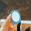 Estilo INS corazón de niña espejo cuadrado de silicona soporte perezoso soporte de escritorio retráctil adhesivo jugar persecución