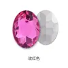 Accesorio para el Cabello de Vidrio de Cristal con Forma Ovalada y Respaldo Puntiagudo, Pedrería, Accesorio de Decoración para Vestido de Novia, Pedrería Irregular Ovalada con Respaldo Puntiagudo
