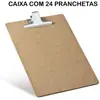 Prancheta Duratex Of/A4 em MDF com Prendedor de Metal