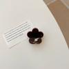Estilo coreano Flor Simples Tamanho Pequeno Grab Clip Franja Quebrado Hairpin Checkerboard Hairpin Fairy Shark Clip Hairpin Hairpin Mulheres