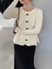 Suéter de Punto Delgado con Lazo Suave Estilo Coreano Jiangzuo para Mujer, Nuevo Top Elegante Primavera 2026 2211
