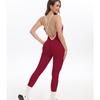 Mono Deportivo de Tirantes Populares de Color Contrastante para Yoga, sin Mangas, Secado Rápido, Hilo, Ajustado, Mono de Fitness, Traje de Yoga