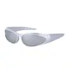 Gafas de Ciclismo Cortavientos Estilo Deportivo Europeo y Americano para Hombres y Mujeres Protección Solar Personalidad Gafas Y2K Milenio Gafas de Sol Gafas Transfronterizas