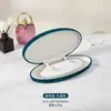 Caja de terciopelo de cuero PU para collar ovalado de perlas, caja de accesorios para joyería, caja de embalaje para pendientes y colgantes, caja de exhibición y almacenamiento