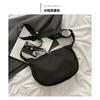 Bolso de mujer 2025, nuevo, de moda, estilo coreano, de gran capacidad, bandolera informal, ligero, Oxford, sencillo, tipo dumplings.