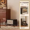 Armario de almacenamiento plegable estilo vintage, armario de almacenamiento multicapa con ruedas, para uso doméstico en dormitorio y sala de estar, para organizar y almacenar ropa y juguetes