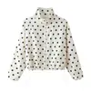 Modelo Nuevo 2026 Chaqueta Casual Holgada de Verano Beige con Cremallera y Puños Elásticos para Venta Transfronteriza de Comercio Exterior