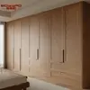 Armario de Roble Estilo Americano Hecho a Medida para Toda la Casa en Fábrica de Comercio Exterior, Armario de Madera Maciza Hecho a Medida y Vestidor