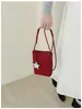 Bolsa Yuezhi Transversal Estilo Balde Simples 2026 Nova Coreana Retrô Versátil de Mão e Ombro para Mulheres