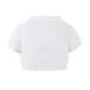 Atacado Verão 2026 Estilo Europeu e Americano Conjunto Feminino de Camisa e Calça Saia com Bordado de Renda Babados e Mangas Bufantes 7788