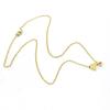 Venta Caliente Transfronteriza Acero Inoxidable Espejo Color Acero Dorado Cuentas Puntiagudas Corazón de Durazno Letra Inglesa Amor Cuenta con Agujero Collar