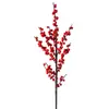 Nova Chinoiserie ~ Outono ~ Fruta Vermelha Fruta ~ Flores Artificiais ~ Decoração de Flores ~ Galhos de Frutas Vermelhas ~ Sorte ~ Sala de Estar com Frutas ~ Interior ~