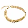 Pulsera de Acero de Titanio Spot para Mujer Venta Caliente Transfronteriza Simple de Gama Alta No se Desvanece Acero de Titanio Amor Cadena Hecha a Mano Fabricante al por Mayor