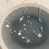 Collar de Concha de Estrella de Mar y Perlas para Mujer, Cadena para Clavícula en Capas Estilo Vacaciones en la Costa, Modelo Nuevo Único 2026, Accesorio Atmosférico