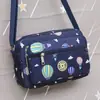 Bolsa Feminina Popular Mais Vendida, Bolsa de Tecido Floral, Bolsa Transversal de Grande Capacidade, Bolsa com Zíper Multicamadas à Prova d'Água para Mães de Meia-Idade e Idosas, Bolsa de Feira de Rua
