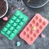 15 Gotas de Lluvia de Chocolate en Forma de Corazón 229 Molde de Silicona Dulce Galleta Pudín Decoración de Pastel DIY Herramientas para Hornear