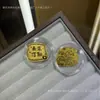 Adesivo de Telefone Ouro Puro 999 2mg Shuibei Adesivo Popular Dourado para Traseira de Telefone Loja de Ouro Transmissão ao Vivo Pequenos Presentes Físicos Varejo