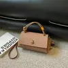 Bolsa de mão feminina de alta qualidade, nova bolsa de ombro de couro macio para trabalho, bolsa transversal de couro com cera de óleo Maillard vintage