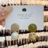 Aretes de tuerca de perlas irregulares con exquisito esmalte goteado estilo coreano para mujer, diseño de nicho, aretes de personalidad, aguja de plata, aretes estilo frío