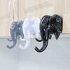 Gancho con forma de animal tridimensional gancho adhesivo sin costuras sin clavos multiusos gancho de decoración de pared de sala de estar colgante de pared Gancho de Elefante