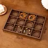 Caja de Almacenamiento de Pulsera Nueva Estilo Madera de Nogal, Bandeja de Almacenamiento de Joyería, Soporte de Exhibición de Joyería